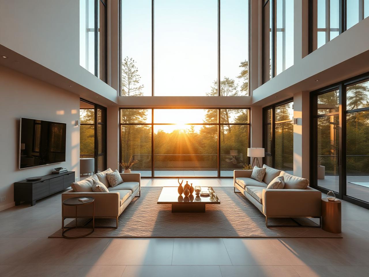 Modern living room interior